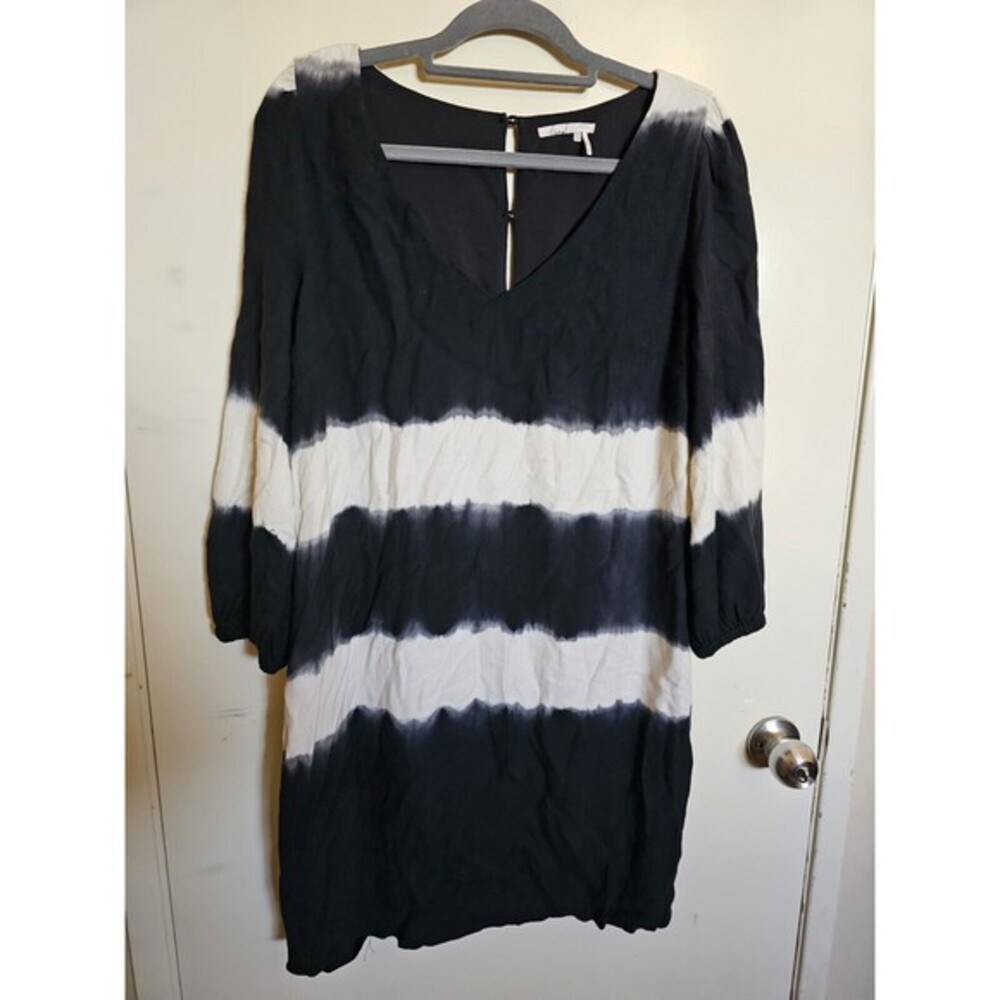 Anthropologie Floreat Ink Wash Tie Dye Dress‎ Size 8